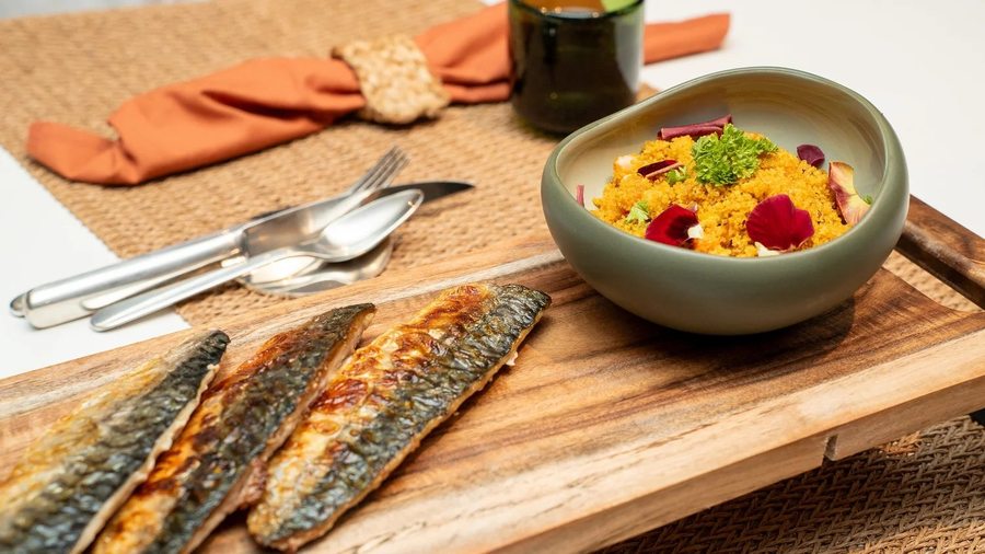 Fried Fonio with Raz-el-Hanout